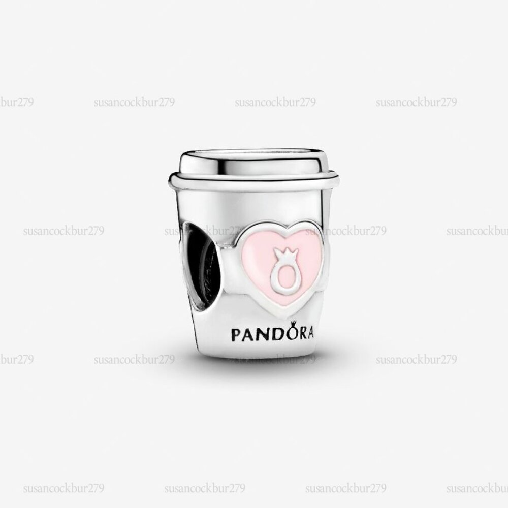 Pandora Take a Break Coffee Cup Charm